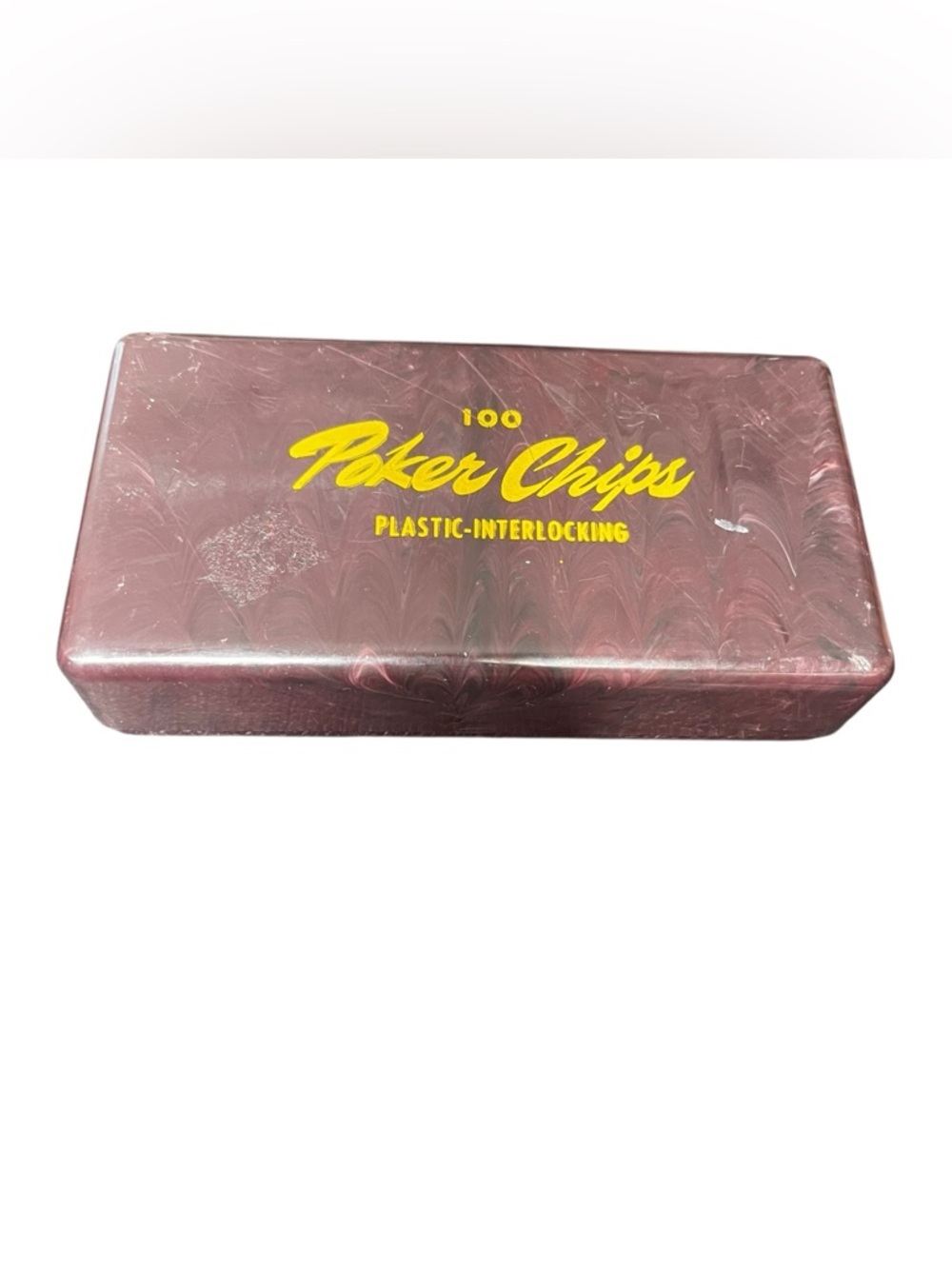 Vintage 100 poker chips set